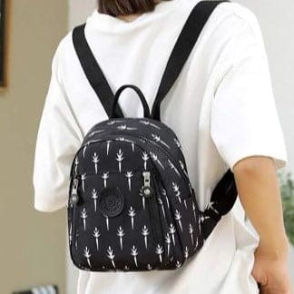 Plant Graphics Bag Pack, Large Capacity Outdoor Travel Backpack, Waterproof Outdoor Travel Bag, Soft Toddler Bag, Girls University Shoulder Bag