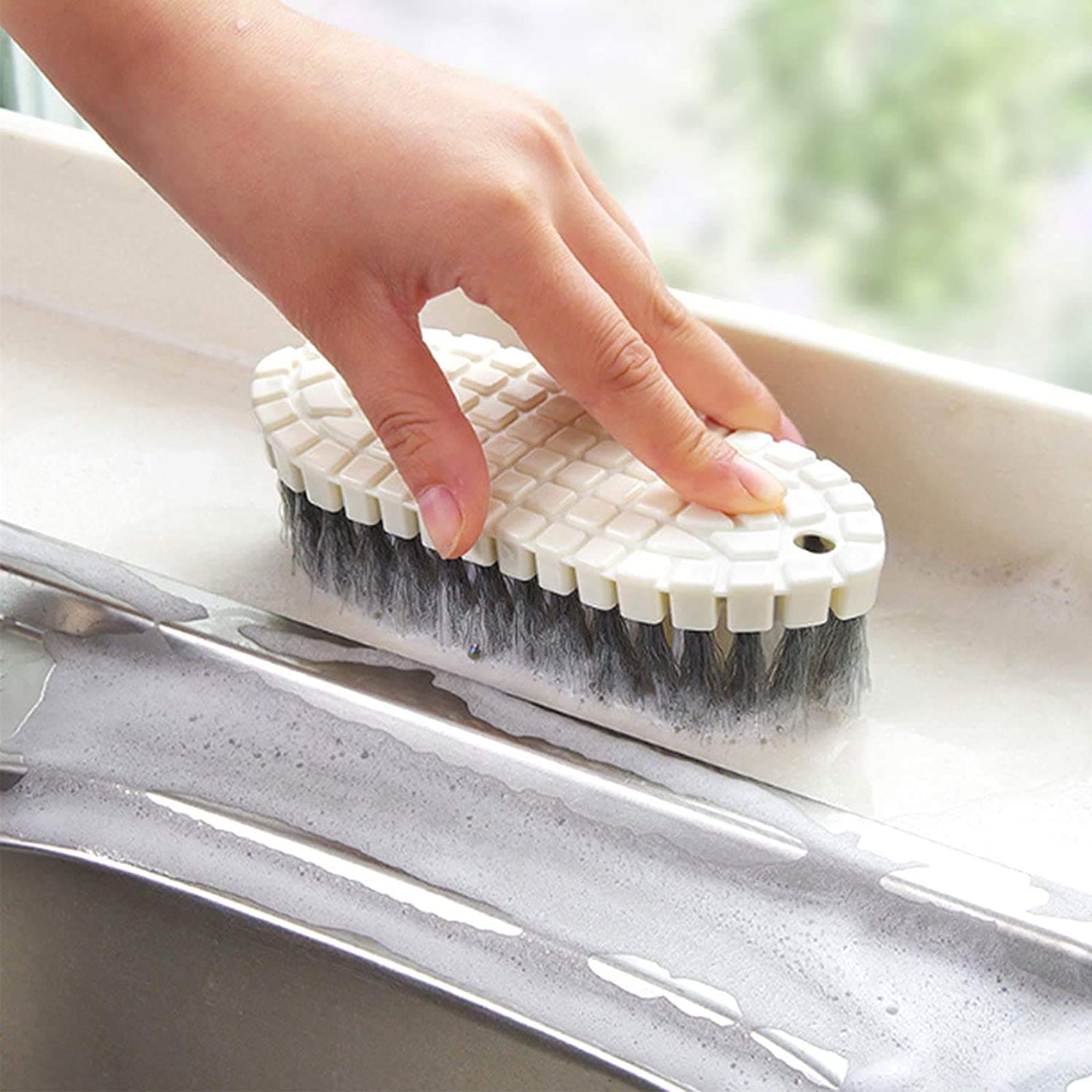 Bendable Sink Cleaning Brush, Multifunctional Flexible Laundry Cleaning Brush, Kitchen Pot Cleaner Brush, Home Kitchen Bathroom Cleaner Tool, Wall Ceramic Tile Floor Cleaning Brush