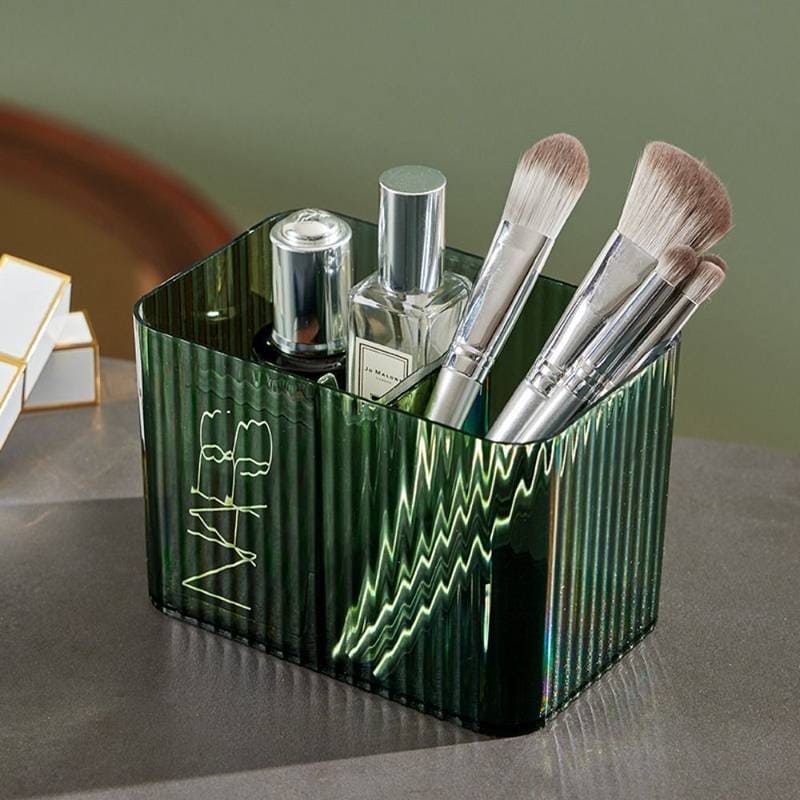 Double Layer Cotton Swab Box, Heart Transparent Storage Box With Lid, 3 Section Qtip Holder, Multifunctional Home Storage Box, Home Cosmetic Storage Box, Bathroom Canisters Vanity Organizer, Transparent Cosmetic Storage Box