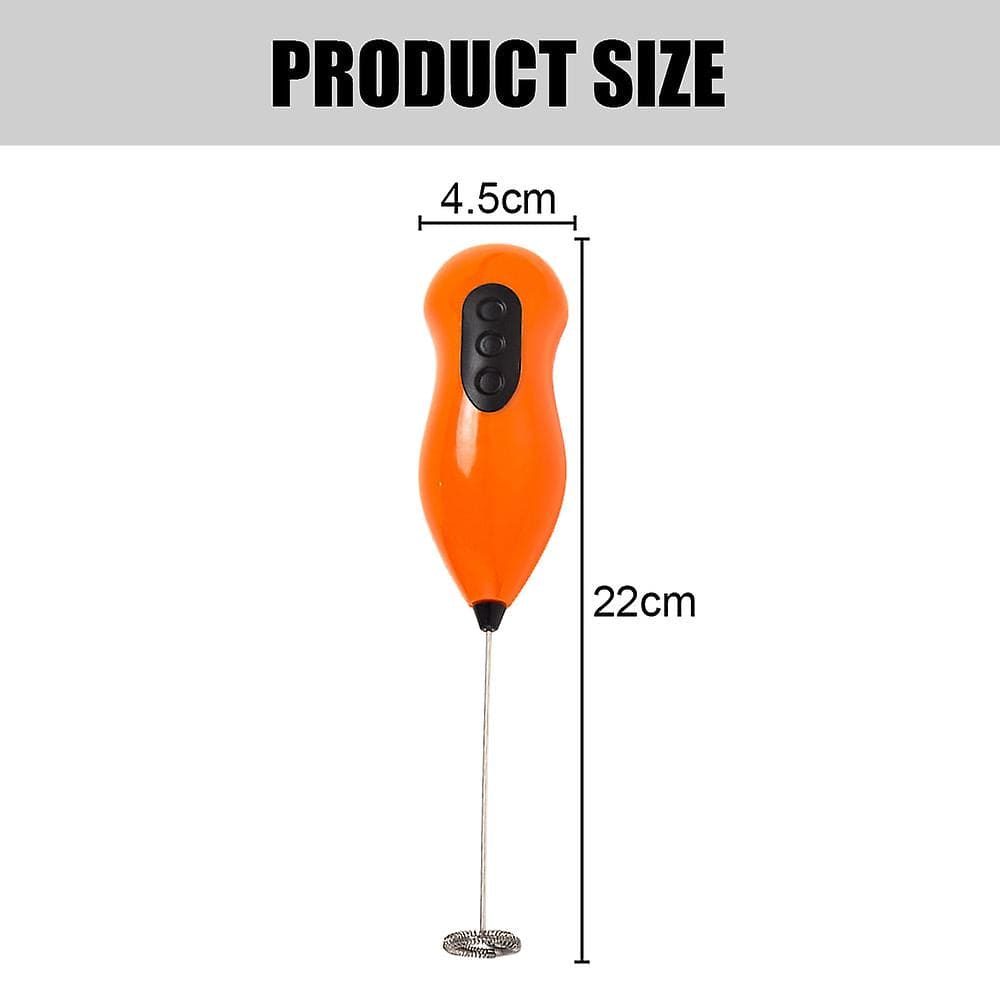 Mini Frother Beater, Multifunctional Handheld Blender, Electric Mini Egg Beater, Battery Operated Milk Frother Mixer, Beater for Coffee, Cappuccino, Hot Chocolate and Egg Whisks