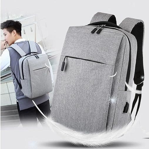 Leisure Computer Backpack, USB Interface Backpack, Rechargeable Waterproof Backpack, Large Capacity Student Bookbag, Laptop Backpack with USB Charging Port, Briefcase Computer Backpack