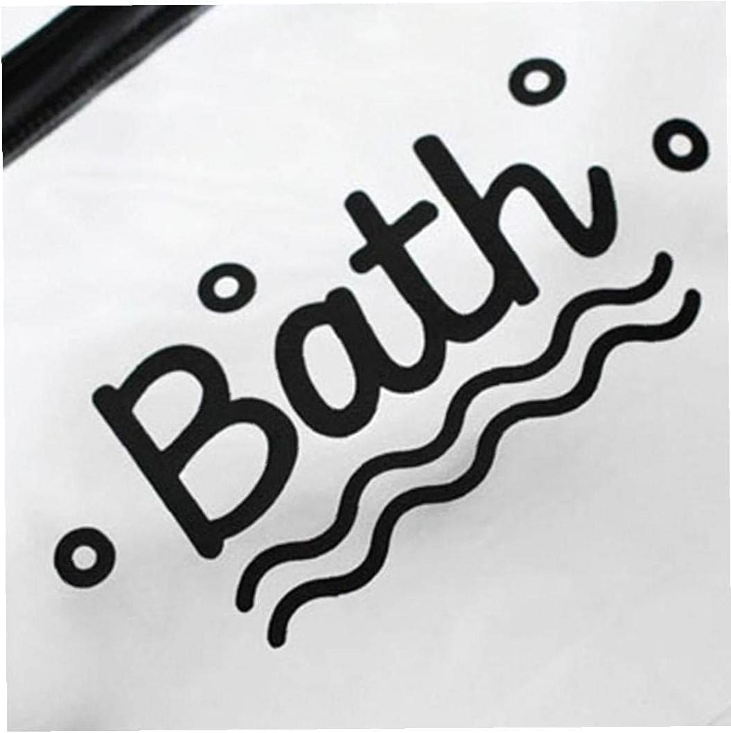 Bath PVC Travel Cosmetic Pouch, Women Transparent Cosmetic Bag, Clear Swimming Bag, Bathroom Wash Bag, Outdoor Camping Makeup Storage Bag, Multifunctional Toiletry Wash Pouch