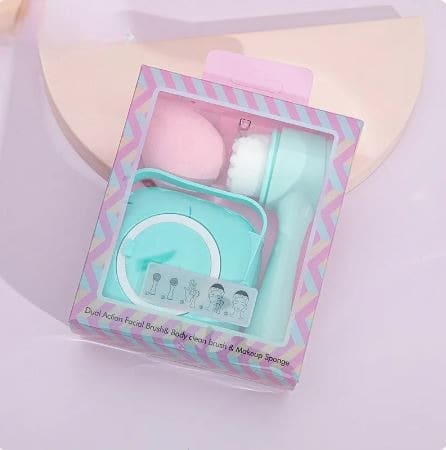 3 In 1 Sweet Beauty Kit, Foundation Powder Blush Cosmetic Sponges Tools, Makeup Egg Suit Soft Water Water Drop Sponge Puff