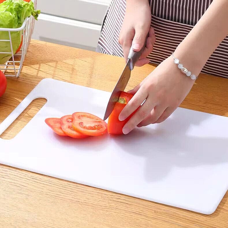 Kitchen Chopping Board, Plastic Chopping Board, Cutting Board Plastic with Handle, Nonslip Plastic Cutting Board, Household Fruit Veg Knife Board