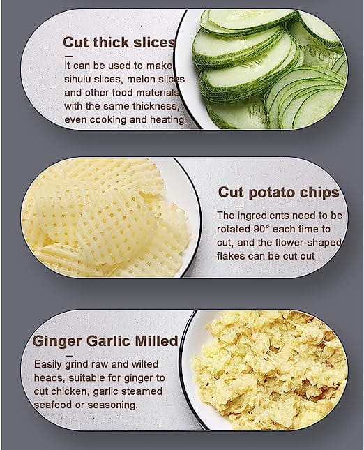 Artifact Vegetable Cutting Shredder, Household Multifunction Slicer Grater, Double Draining Hand Guard Design Fruit Peeler, Professional Grater With Adjustable Blades, Manual Vegetable Cutter, Kitchen Salad Food Chopper With Container And Drain Basket