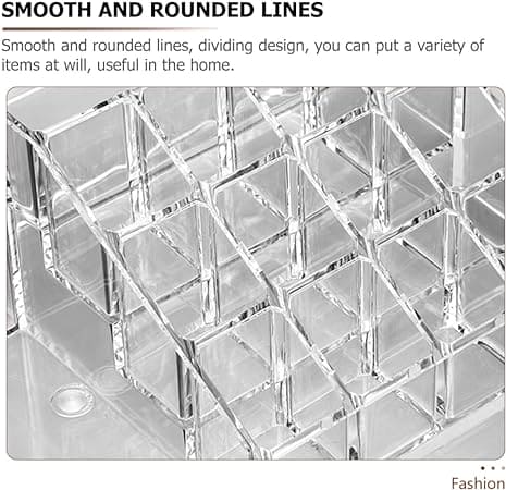 Makeup Dresser With Mirror, Acrylic Cosmetic Storage Box, Simple Dresser Storage Shelf, Acrylic Lipstick Cosmetic Organizer With Mirror