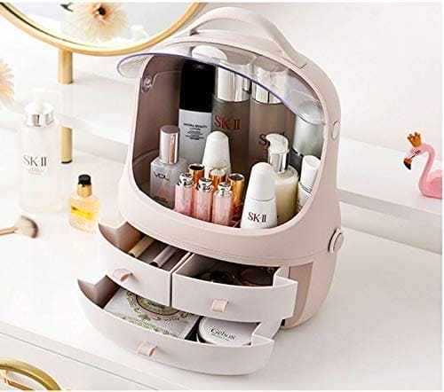 Penguin Makeup Organizer, Multifunctional Spilt Desktop Cosmetic Storage Box, Jewelry Makeup Sorting Box, Multipurpose Display Box With Handle, Transparent Desktop Storage Box, Waterproof Drawer Beauty Box