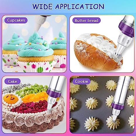 Dessert Ice Injector, Handy Cake Decorating Tool. Dessert Decoration DIY Pastry Syringe, Cake Decorating Tool, Cupcake Filling Injector, Wilton Dessert Decorator Plus Cake Decorating And Icing Tool, Cake Cream Piping Syringe