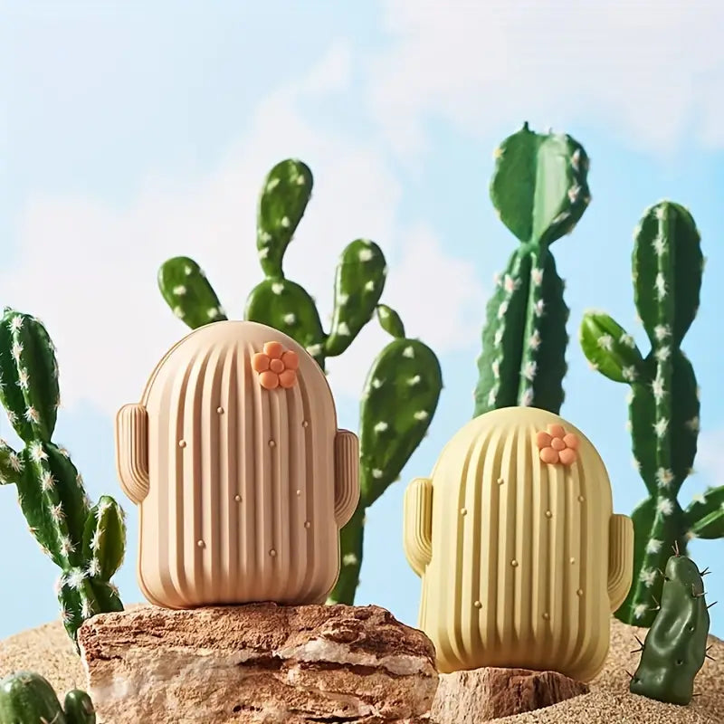 Cactus Soap Dish With Lid, Double Layer Draining Soap Box, Mushy Travel Soap Container, Fashionable Soaps For Bathroom And Kitchen