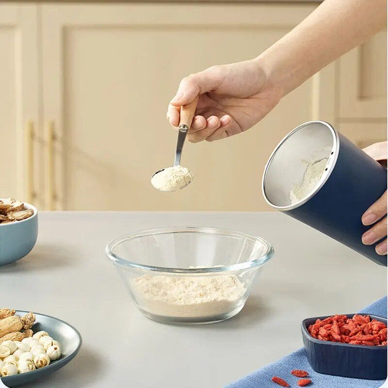 Friendly Kitchen Grinder, Electric Semi Automatic Grinder, 200W Powerful Spice Crusher, Portable Multifunctional Grinder, Stainless Steel Nut Electric Coffee Grinder, Household Powder Grinding Machine