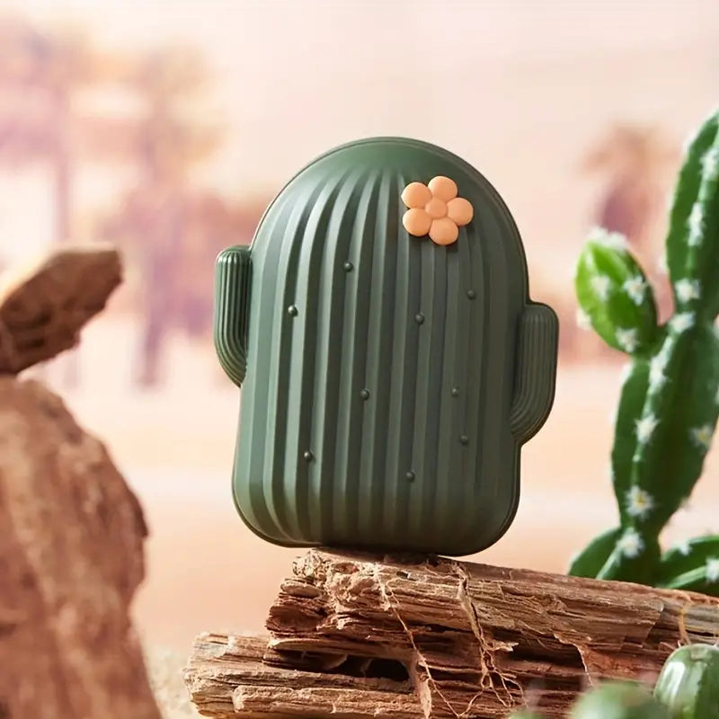 Cactus Soap Dish With Lid, Double Layer Draining Soap Box, Mushy Travel Soap Container, Fashionable Soaps For Bathroom And Kitchen