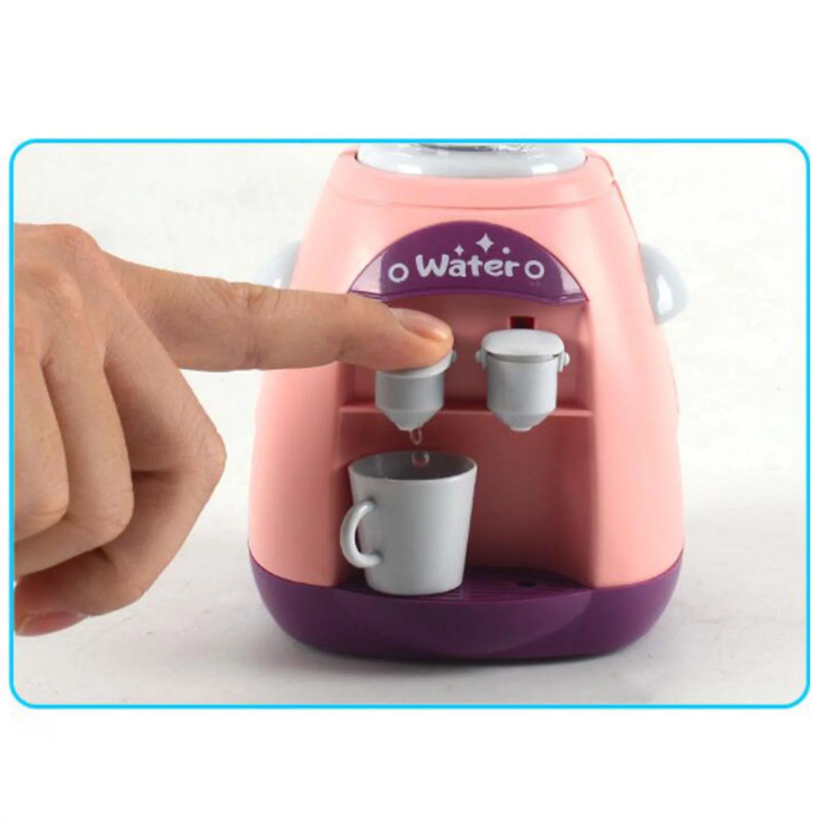 Dual Faucet Mini Water Dispenser, Beverage Dispenser Toy, Easily Press Role Playing Drinking Dispenser Toy, Cute Educational Water Drinking Fountain Toy for Kids, Simulation Water Dispenser, Detachable Double Outlet Kids Water Dispenser for Outdoor Play