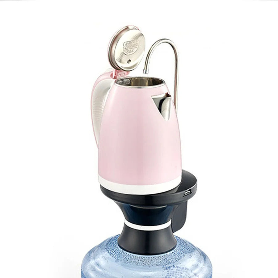 Smart Water Gallon Dispenser, Electric Rechargeable Water Pump, Home Bottled Water Pump, Water Bottle Pump Dispenser, Portable Desktop Water Dispenser, Bucket Bottle Dispensers For Kitchen, Universal Electric USB Water Dispenser