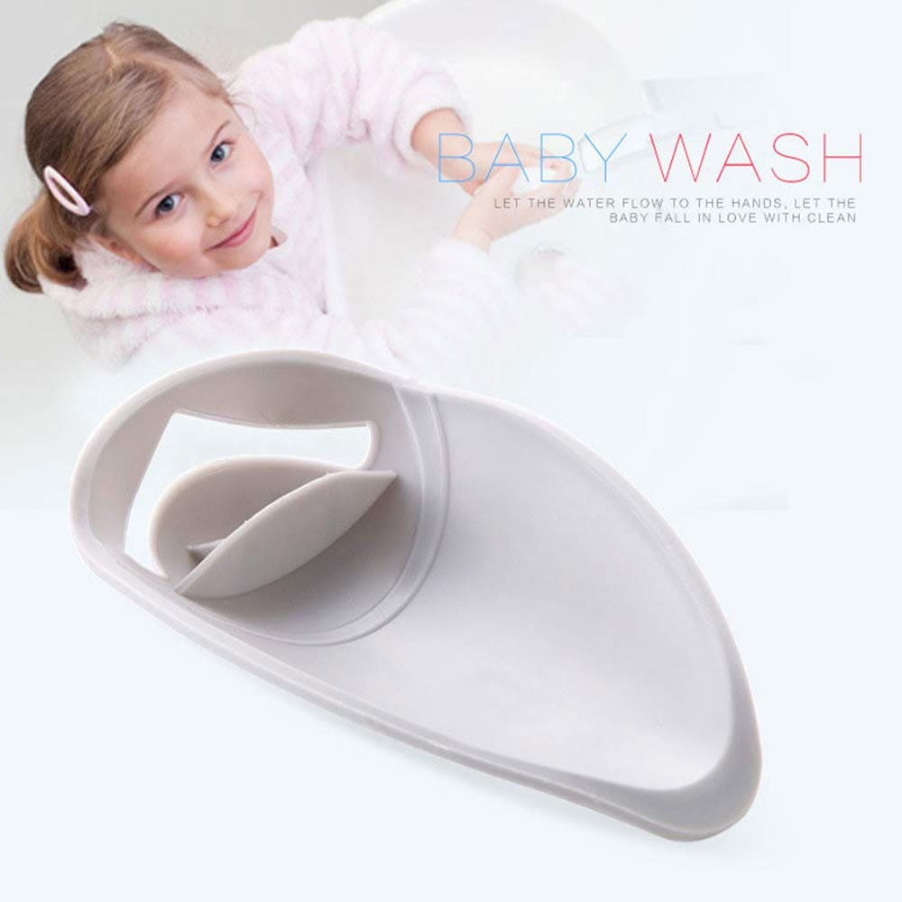 Hand Washing Extender, Silicon Water Saving Nozzle, Children Sink Handle Extension, Tap Anti Splash Extender, Kitchen Bathroom Faucet Splash Water Extender Nozzle
