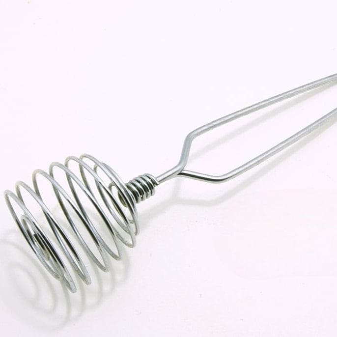 Spiral Head Egg Beater, Stainless Steel Spring Swirling Beater, Hand Mixer Kitchen Tool for Mixing, Manual Hand Mixer