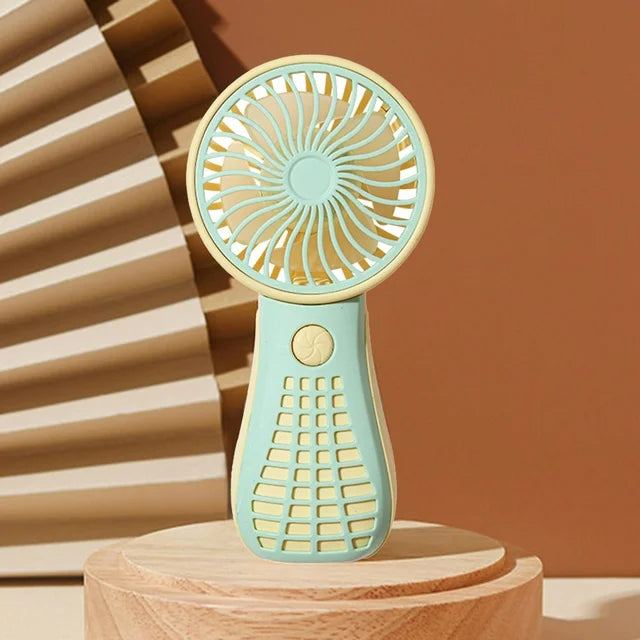 New Mini Small Fan, USB Rechargeable Handheld Fan, Summer Outdoor Portable Small Fan, Student Office Cute Small Cooling Fan, Nature Hike Mini Air Conditioner, Handheld Desktop Air Cooling Tool