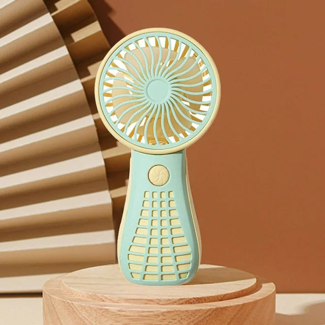 New Mini Small Fan, USB Rechargeable Handheld Fan, Summer Outdoor Portable Small Fan, Student Office Cute Small Cooling Fan, Nature Hike Mini Air Conditioner, Handheld Desktop Air Cooling Tool