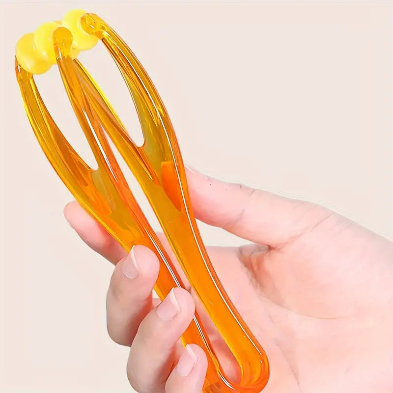 Hand Finger Massager, Double Rubber Roller Massager, Elastic Dual Roller Joint Massager, Finger Joint Hand Roller, Hand Blood Circulation Massage Roller, Multifunctional Finger Massager Device