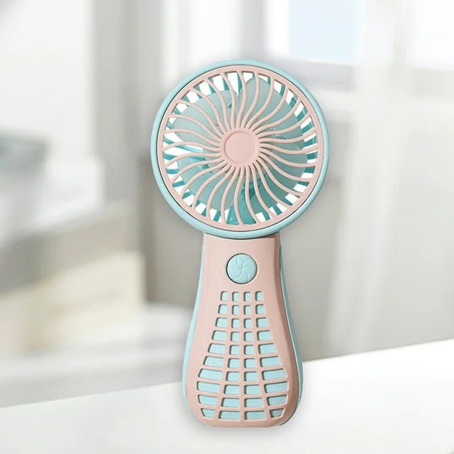 New Mini Small Fan, USB Rechargeable Handheld Fan, Summer Outdoor Portable Small Fan, Student Office Cute Small Cooling Fan, Nature Hike Mini Air Conditioner, Handheld Desktop Air Cooling Tool