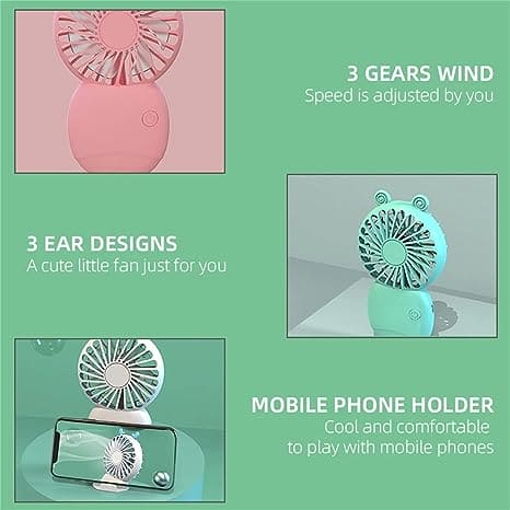 Mini Pocket Fan, Ultra Quite Summer Desktop Fan, Portable Handheld USB Fan, Pocket Electric Desk Fan, Indoor Outdoor Travelling Fan