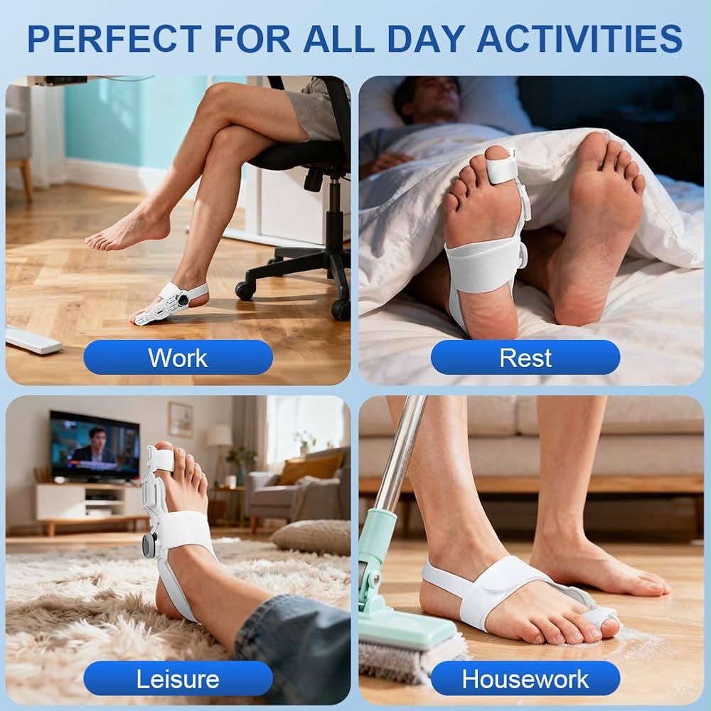 Adjustable Big Toe Straightener Support, Universal Adjustable Big Toe Corrector, Professional Bunion Correction Foot Brace