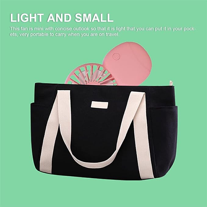 Mini Pocket Fan, Ultra Quite Summer Desktop Fan, Portable Handheld USB Fan, Pocket Electric Desk Fan, Indoor Outdoor Travelling Fan