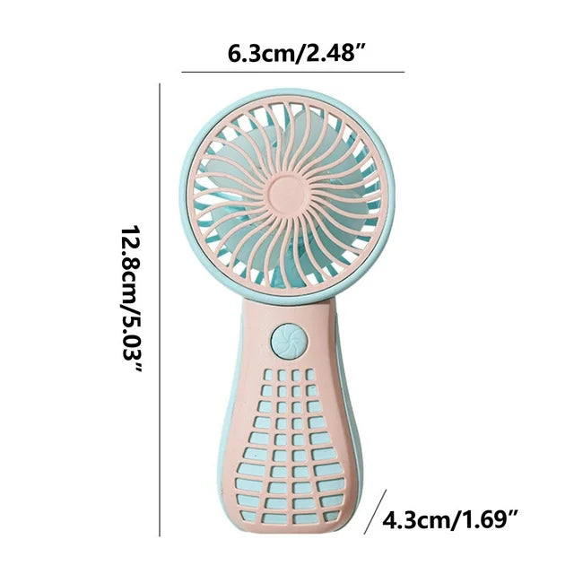 New Mini Small Fan, USB Rechargeable Handheld Fan, Summer Outdoor Portable Small Fan, Student Office Cute Small Cooling Fan, Nature Hike Mini Air Conditioner, Handheld Desktop Air Cooling Tool