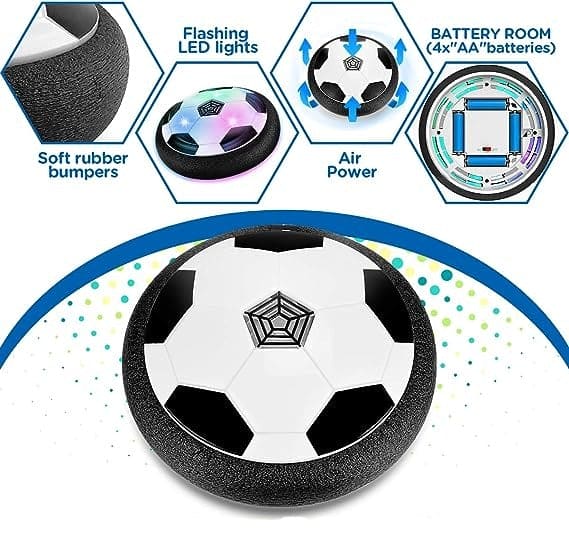Floating Soccer Football, Levitate Suspending Soccer Ball, Mini Hover Soccer With Flashing LED, Air Power Suspended Ball, Electric Floating Soccer Ball, Outdoor Indoor Sport Games Toy, Glow Hover Soccer Ball, Music Gliding Soccer Toy