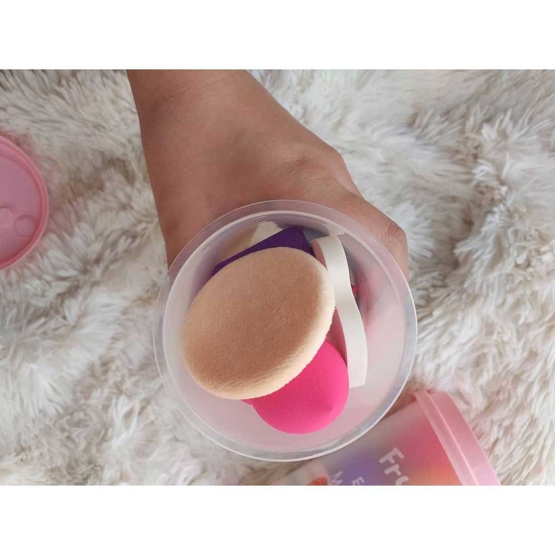 Beauty Blender With Cup, 9 In 1 Makeup Blender, Soft Makeup Sponge Puff Set With Jar, Beauty Blender Glass
