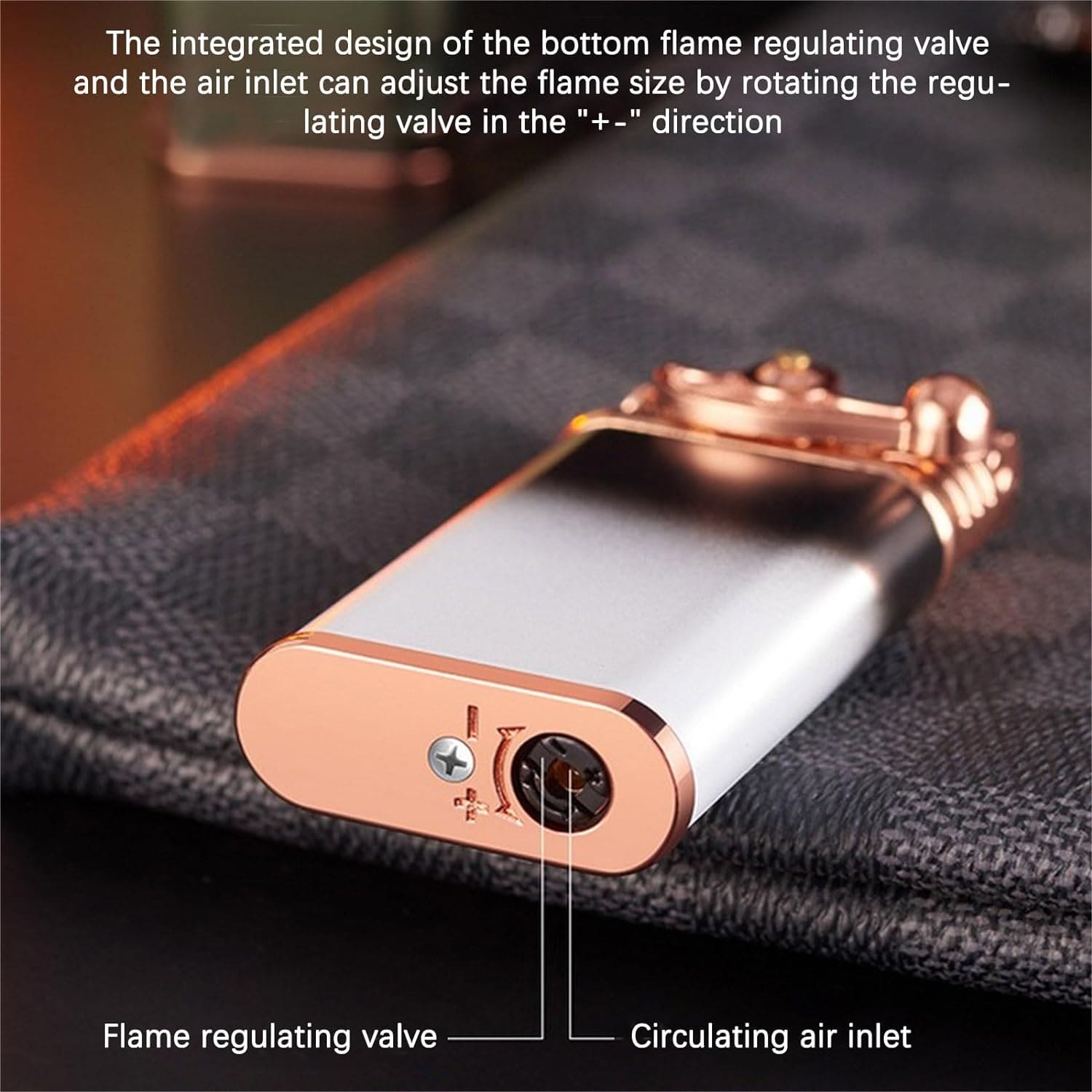 Dragon Dual Flame Lighter, Inflatable Windproof Jet Turbo Lighter, Metal Double Flame Lighter, Open Fire Conversion Lighter, Creative Double Fire Flame Lighter, Butane Cigarette Lighter