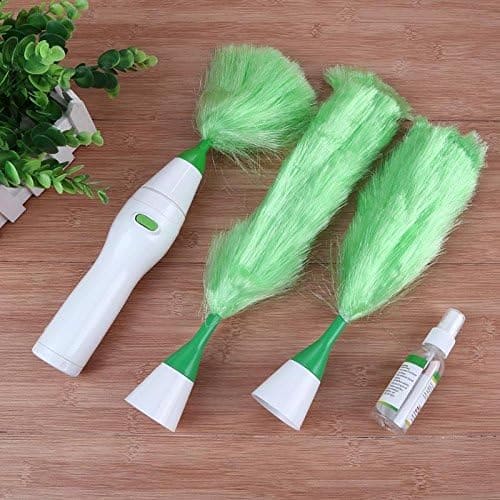 Electric Rolling Duster, Adjustable Electric Go Dusters, Multifunctional Electronic Motorized Cleaning Brush Set, Multipurpose Feather Duster, Duster Feather Dust Cleaner Brush for Home, Office, Car