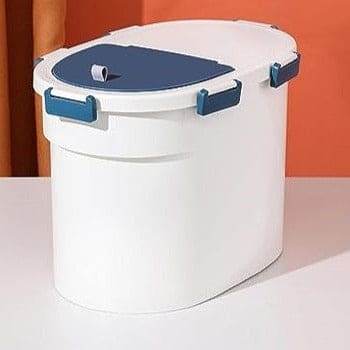 Nano Rice Container, Moisture Proof Rice Box, 5kg Cereal Grain Rice Storage Food Organizer, Food Bin With Locking Lid, Kitchen storage Sealed Rice Bucket, Multipurpose Cereal Dry Food Storage Box