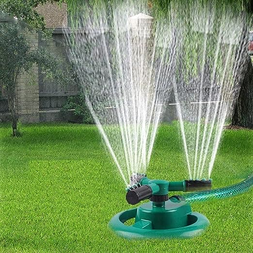 Garden Sprinkle, Automatic Garden Lawn Sprinklers, Multipurpose Yard Sprinklers for Plant Irrigation, 360 Degree Automatic Rotating Garden Water Spray, Water Saving Atomizing, Garden Irrigation Lawn Spray Head