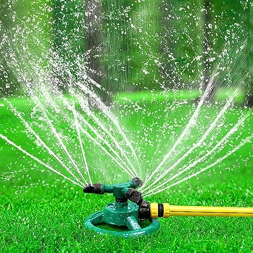 Garden Sprinkle, Automatic Garden Lawn Sprinklers, Multipurpose Yard Sprinklers for Plant Irrigation, 360 Degree Automatic Rotating Garden Water Spray, Water Saving Atomizing, Garden Irrigation Lawn Spray Head