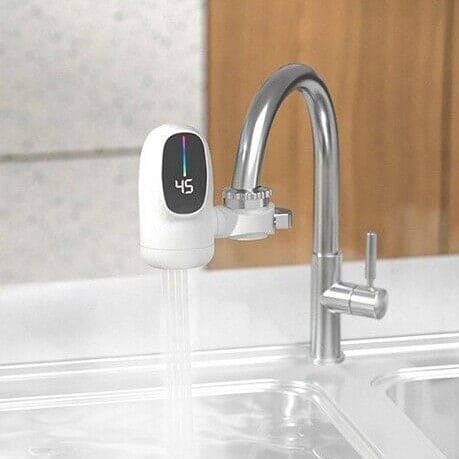Electric Water Heater, Kitchen Tap Connector, Instant Cold Hot Water Faucet Adapter, Faucet Digital Display Water Heater, Digital Display Heating Tap, Water Heater for Bathroom Kitchen Faucet