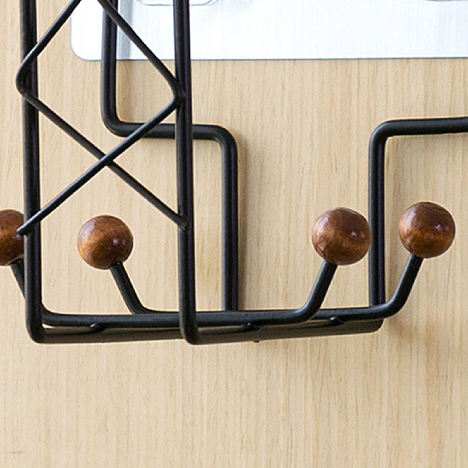 Iron Helmet Holder, Wall Mounted Hook Hanger, Clothing Hanging Hangers, Hat Cap Coat Keys Rack, Display Holder Hook Stand Rack, Multifunctional Non-marking Paste Rack, Wall Mounted Hanger Hat Organizer