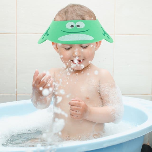 Baby Hair Wash Cap, Waterproof Bath Cap, Adjustable Visor Hat For Shower, Eye Shampoo Splash Guard, Infant Girl Boy Ear Protection Shampoo Cap, Children Hair Wash Hat Head Cover