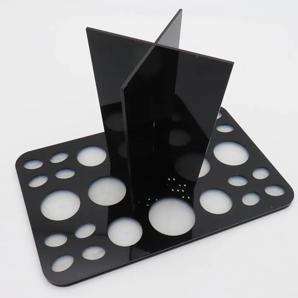26 Holes Makeup Brush Stand, Drying Brushes Shelf, Tree Tower Makeup Brush Holder, Multifunctional Display Stand, Wash Makeup Brush Holder, Makeup Brush Set Dryer Plate