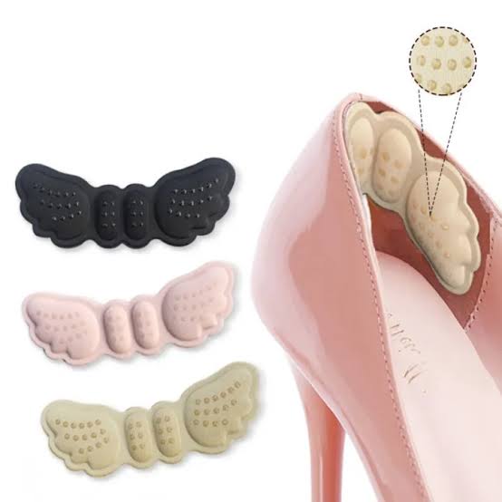 Butterfly Shoe Insole, Heel Liner Grips Protector, Anti Keep Abreast Heel Pads, Foot Care Insert Cushion, Anti Slip Shoe Massage Insoles Stickers, Heel Cushion Snugs, Shoe Sole Supporter