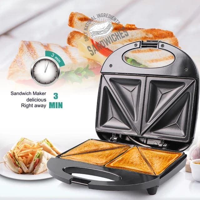 Electric Sandwich Maker, Mini Sandwich Machine, Electric Triangle Sandwich Maker, Portable Sandwich Maker Machine