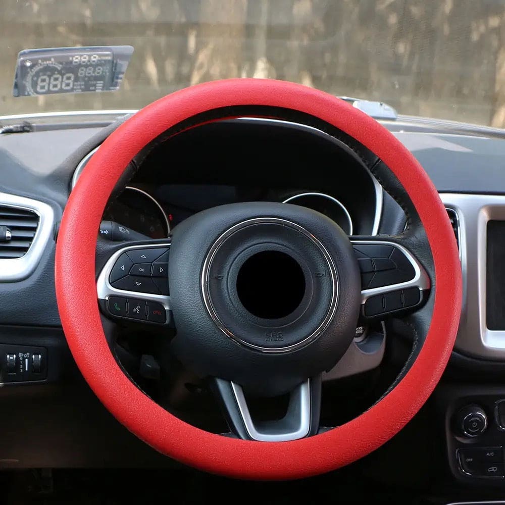 Silicon Car Steering Cover, Steering Wheel Protection Cover, Universal Car Steering Cover,  Steering Wheel Glove, Cute Comfy Grip Car Steering Cover, Anti-Slip Silicon Car Steering Wheel Cover