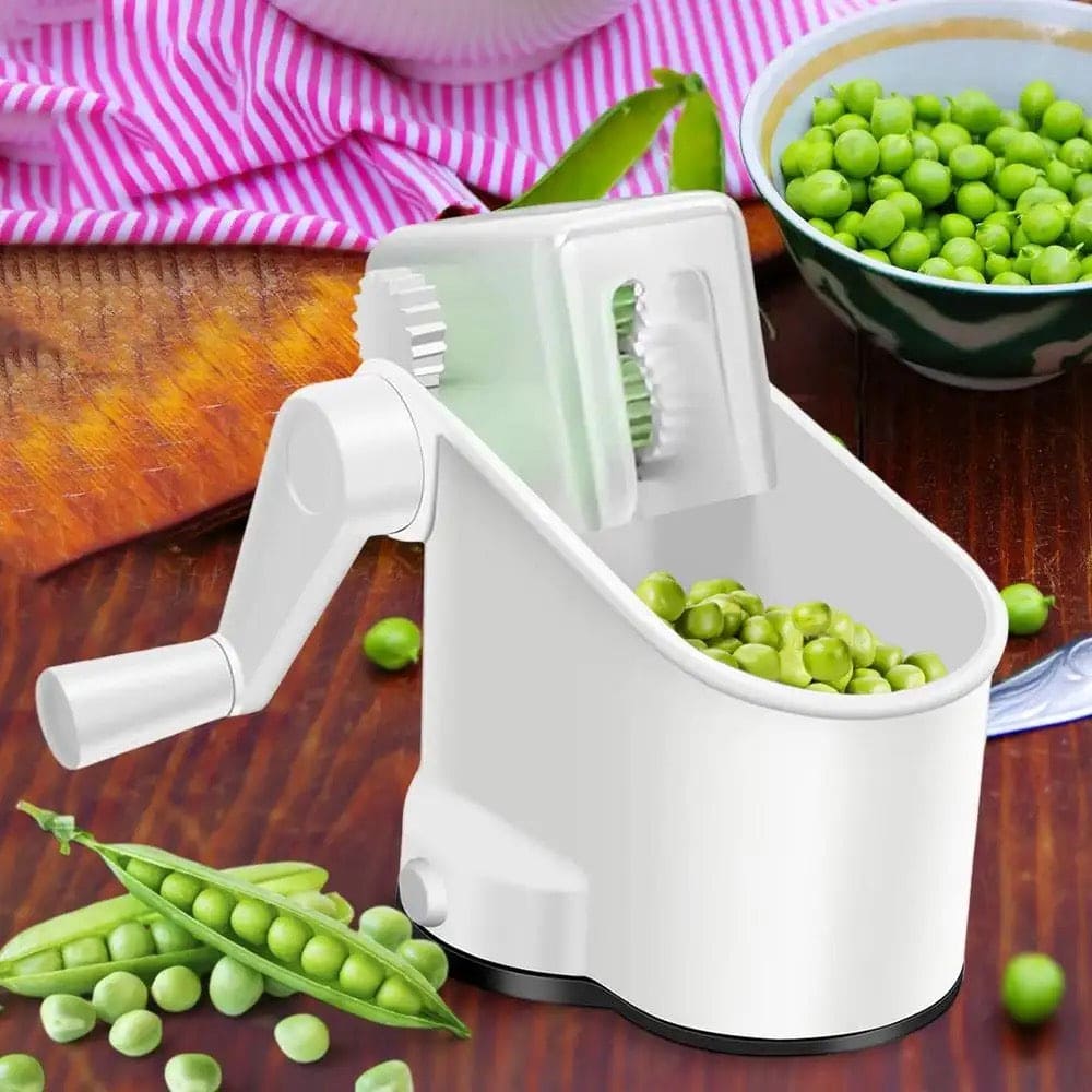 Pea Sheller Machine, Green Beans Peeler Bean Slicer Cutter, Hand Shaking Pee Molting Machine, Cut Fruit Vegetable Stringer, Hand Crank Pea Sheller, Hand Rolling Pea Peeler For Beans, Rotary Manual Bean Peeling Machine