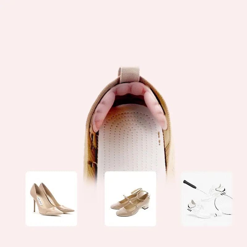 Pair Of Butterfly Shoe Insole, Heel Liner Grips Protector, Anti Keep Abreast Heel Pads, Foot Care Insert Cushion, Anti Slip Shoe Massage Insoles Stickers, Heel Cushion Snugs, Shoe Sole Supporter