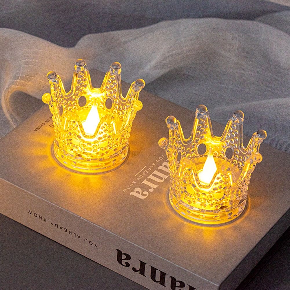Crown Night Light, Home Decor Crown Nightlight, Decoration Ornament Wedding Romantic Candles Light