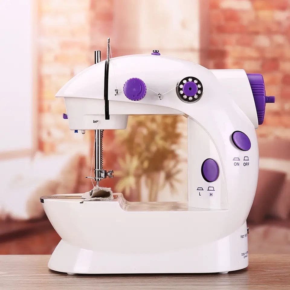 Mini Sewing Machine, Electric Portable Desktop Sewing Machine, Handheld Sewing Machine With Light Cutter, Night Light Sewing Machine, Universal Mini Portable Household Sewing Device