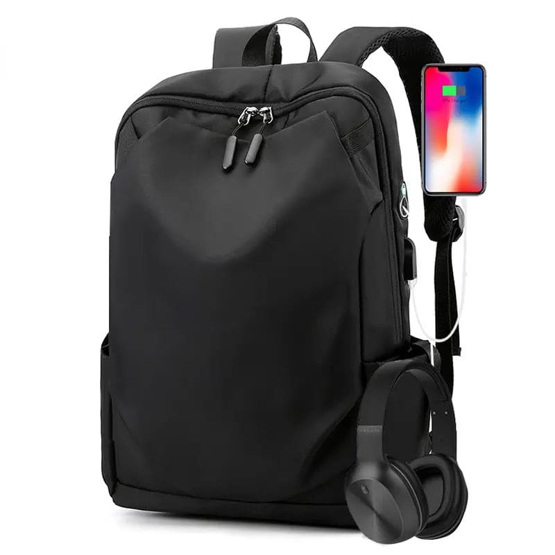 Casual Laptop Backpack, Unisex Softback Laptop Bag, Business Backpack with USB Interface, Unisex Travel Casual USB Charger back Bag
