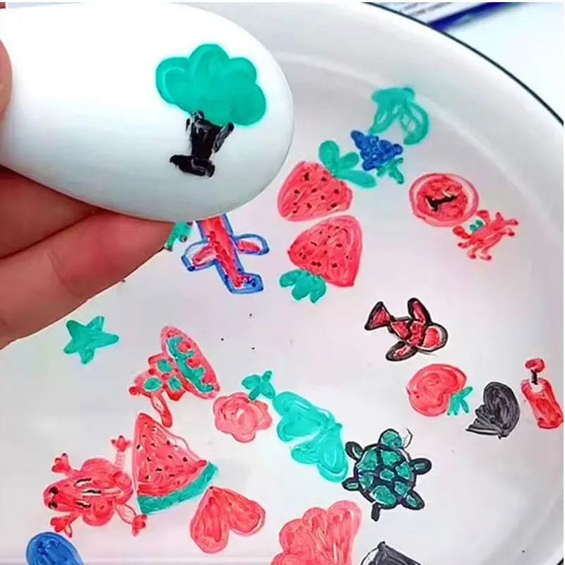 8 Colors Magical Water Painting Pen, Floating Doodle Pens, Kids Drawing Early Education Magic Whiteboard Marker, Floating Water Marker With Spoon, Ceramics Office School Art Marker, Erasable Whiteboard Marker with Spoon