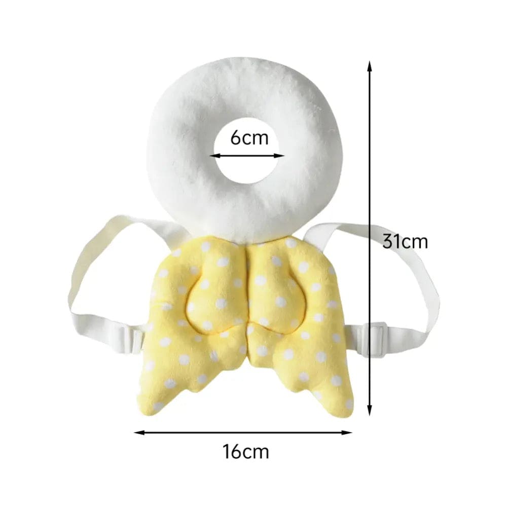 Baby Ring Pillow, Walking Backpack Cushion, Wings Bee Fall Anti Pillow, Newborn Head Back Protector, Baby Toddlers Head Safety Pad, Adjustable Infant Safety Pad for Baby, Baby Back Protection Cushion, Anti-Crash Nursing Cotton Pillow Cushion