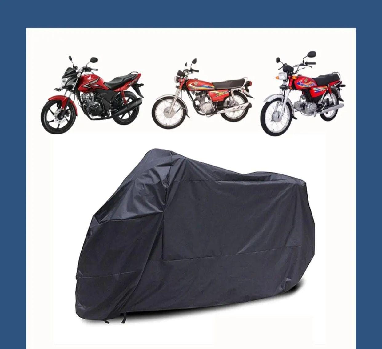 Waterproof Bike Cover, Universal Motorcycle Bike Top Cover, Anti Scratch Full Bike Cover, Bike Parking Cover
