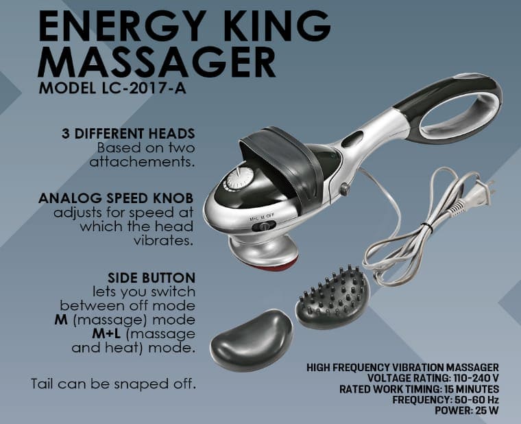 Infrared Electric Massager, Body Heated Massager Stick, Waist Cervical Massager, Handhelds Body Neck Back Massager, Multifunctional Body Massage Hammer, Intensive Tapping Massager